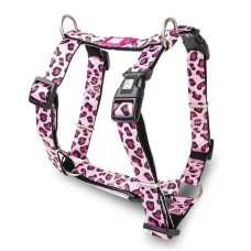 Max & Molly H-Harness Leopard Pink Шлея, малюнок "Леопард рожевий" L