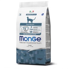 Monge Superpremium Cat Sterilised Trout сухий корм з фореллю для дорослих стерилізованих кішок 1.5 кг