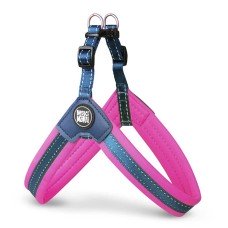 Max & Molly Q-Fit Harness Matrix Pink Шлея, малюнок "Матрікс рожевий" S