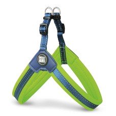 Max & Molly Q-Fit Harness Matrix Lime Green Шлея, малюнок "Матрікс зелений лайм" XL