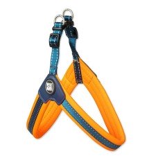 Max & Molly Q-Fit Harness Matrix Orange Шлея, малюнок "Матрікс помаранчевий" S