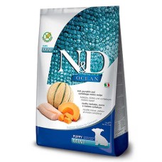 Farmina N&D Grain Free Ocean Cod, Pumpkin & Cantaloupe Melon Puppy Mini беззерновий сухий корм для цуценят маленьких порід - 7 кг