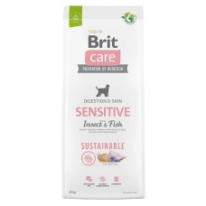 Brit Care Dog Sustainable Sensitive Сухий корм з рибою та комахами для собак із чутливим травленням 12 кг