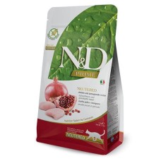 Farmina N&D Prime GF Cat Chicken & Pomegranate Neutered Adult беззерновий корм для стерилізованих кішок з куркою та гранатом 10 кг