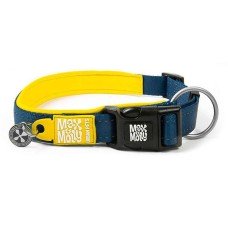 Max & Molly Smart ID Collar Matrix Yellow Нашийник з QR-кодом, малюнок "Матрикс жовтий" S