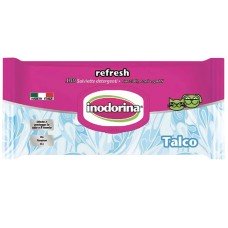 Inodorina Refresh Wipes For Dogs and Cats Talco Серветки для собак і котів з тальком 40 шт