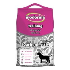Inodorina Training Carbon Activated Одноразові гігієнічні пелюшки з активованим вугіллям 60 х 90 (40шт)