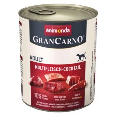 Animonda Gran Carno Adult Multi-Meat Cocktail Консервований корм, мультим'ясний коктейль для дорослих собак 800 г