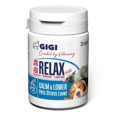 Вітамінно-мінеральний препарат GiGi da-ba Relax plus з заспокійливою дією для собак і котів 90 табл