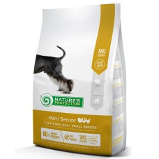 Сухий корм Nature's Protection Mini Senior Small Breeds для літніх собак від 7 років малих порід з м'ясом птиці 7.5 кг