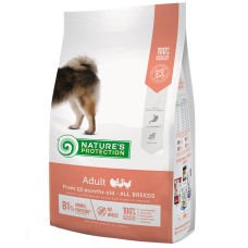 Сухий корм Nature's Protection Adult All Breeds для дорослих собак усіх порід з м'ясом птиці - 18 кг