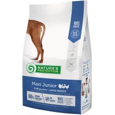Сухий корм Nature's Protection Maxi Junior Large Breeds для цуценят великих порід з м'ясом птиці 18 кг