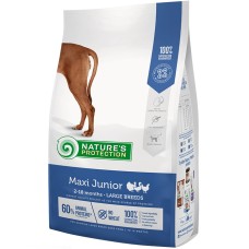 Сухий корм Nature's Protection Maxi Junior Large Breeds для цуценят великих порід з м'ясом птиці - 12 кг