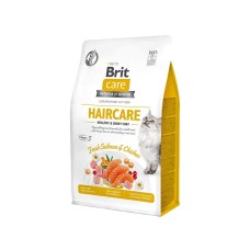 Корм сухий Brit Care Cat Grain Free Haircare Healthy and Shiny Coat для котів догляд за шкірою і шерстю лосось та курка 7 кг